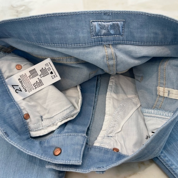 MOTHER THE MUSE ANKLE LIGHT BLUE HUSH JEANS STYLE 1042X-252 SIZE 27 NWOTS! - Picture 16 of 17